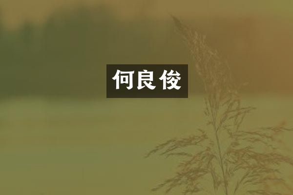 何良俊