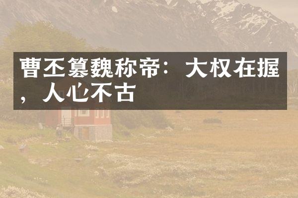曹丕篡魏称帝：大权在握，人心不古