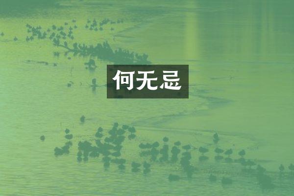 何无忌