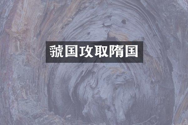 虢国攻取隋国