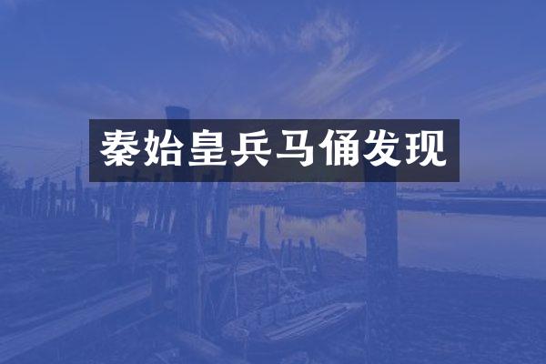 秦始皇兵马俑发现