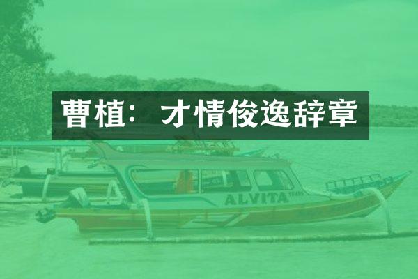 曹植：才情俊逸辞章