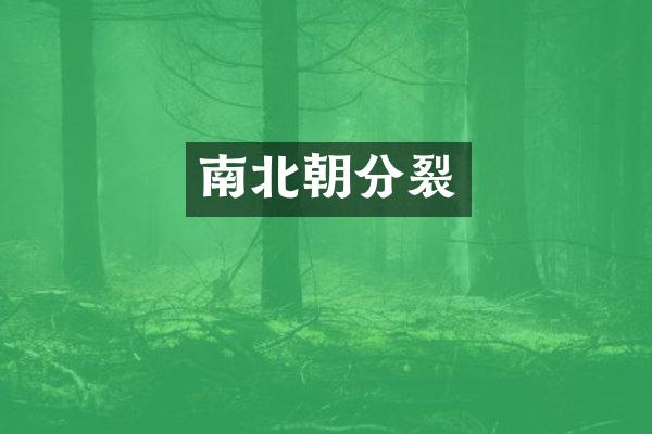 南北朝分裂