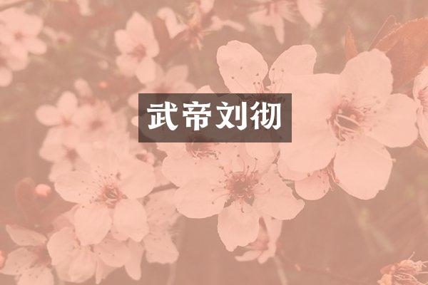 武帝刘彻