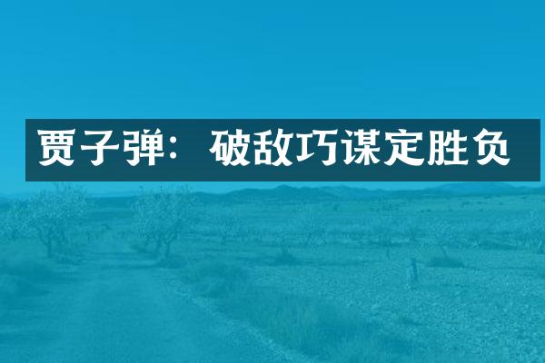 贾：破敌巧谋定胜负