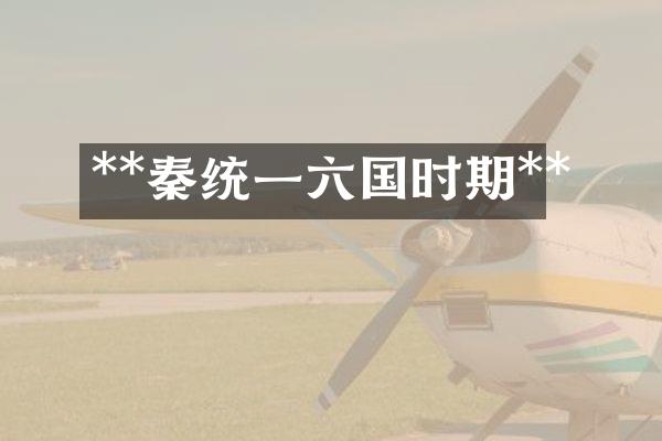 **秦统一六国时期**