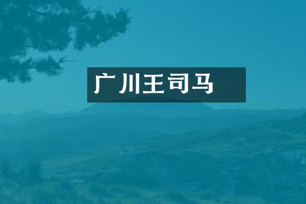 广川王司马乂