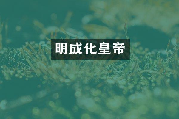 明成化皇帝