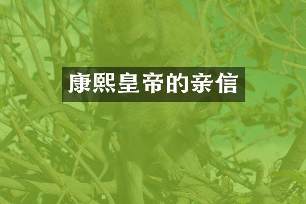 康熙皇帝的亲信