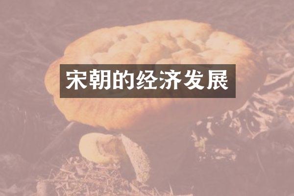 宋朝的经济发展