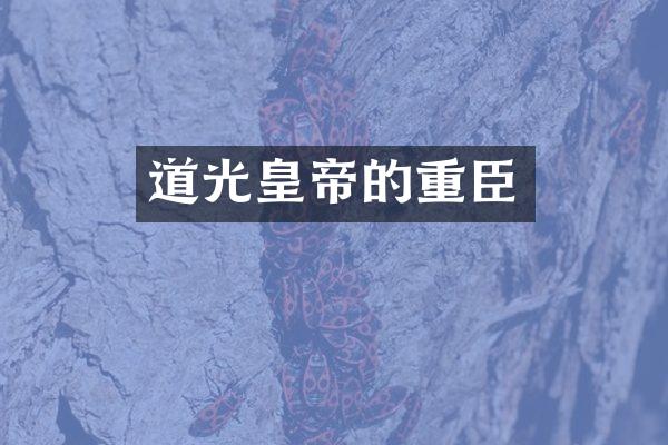 道光皇帝的重臣