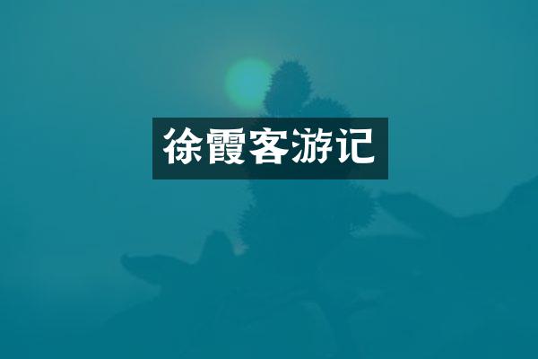 徐霞客游记