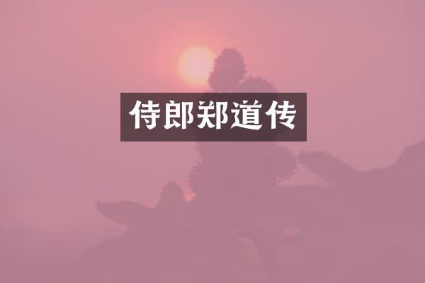 侍郎郑道传