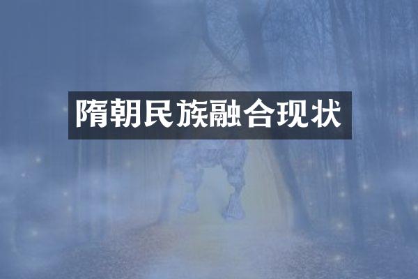 隋朝民族融合现状