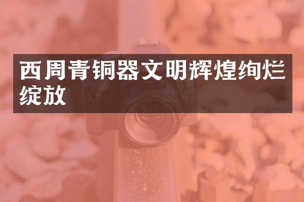 西周青铜器文明辉煌绚烂绽放