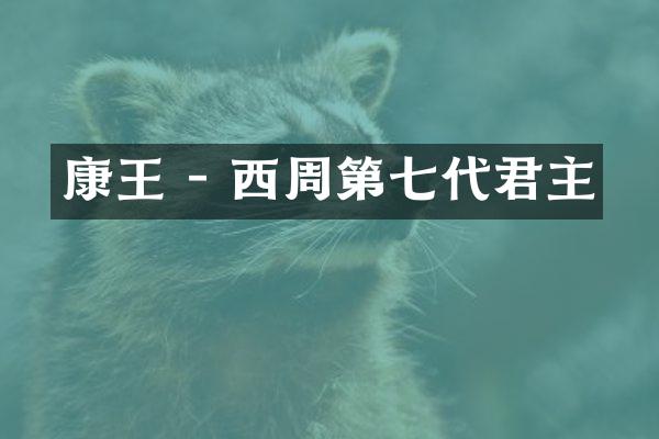 康王 - 西周第七代君主