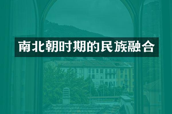 南北朝时期的民族融合