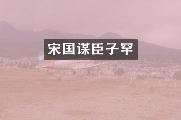 宋国谋臣子罕