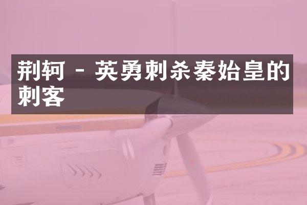 荆轲 - 英勇刺杀秦始皇的刺客