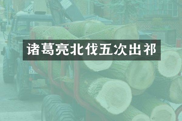 诸葛亮北伐五次出祁
