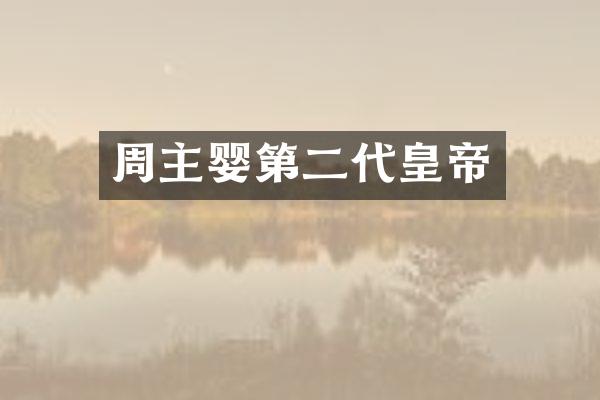 周主婴第二代皇帝