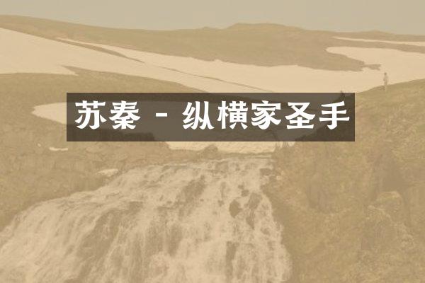 苏秦 - 纵横家圣手