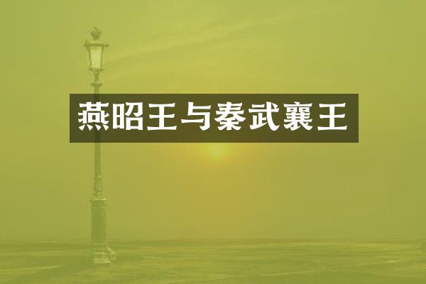 燕昭王与秦武襄王