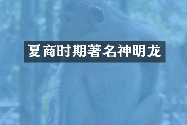 夏商时期著名神明龙