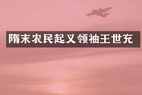隋末农民起义王世充