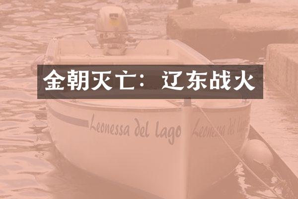 金朝灭亡：辽东战火