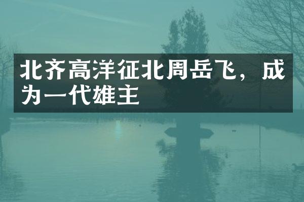 北齐高洋征北周岳飞，成为一代雄主