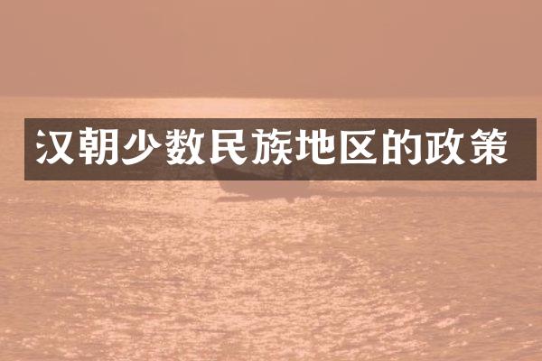 汉朝少数民族地区的政策