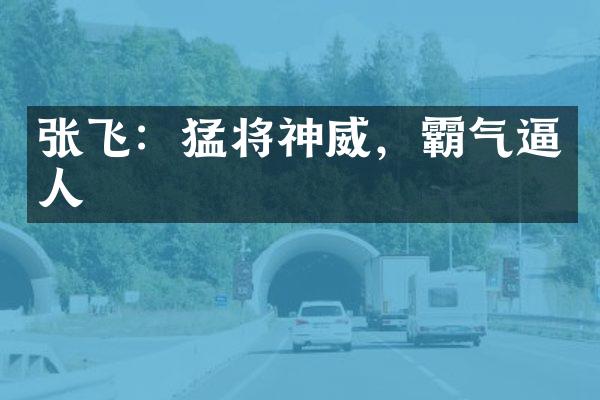 张飞：猛将神威，霸气逼人