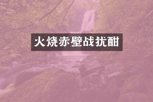 火烧赤壁战犹酣