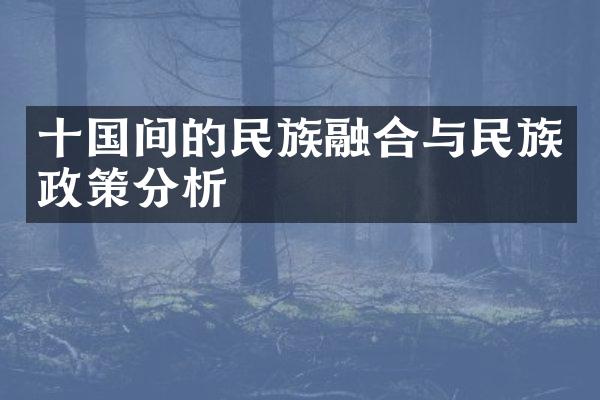十国间的民族融合与民族政策分析