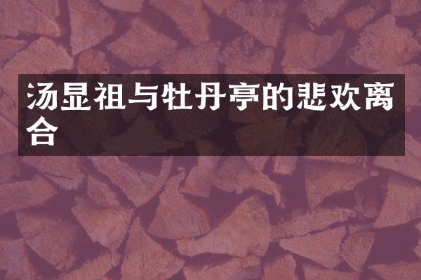汤显祖与牡丹亭的悲欢离合