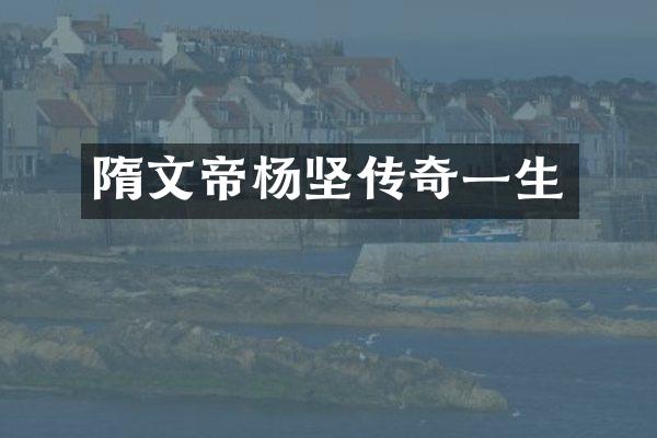 隋文帝杨坚传奇一生