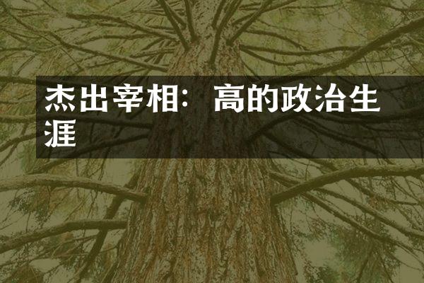 杰出宰相：高熲的政治生涯