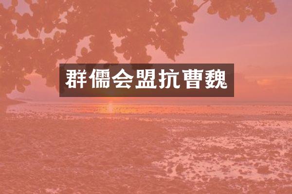 群儒会盟抗曹魏