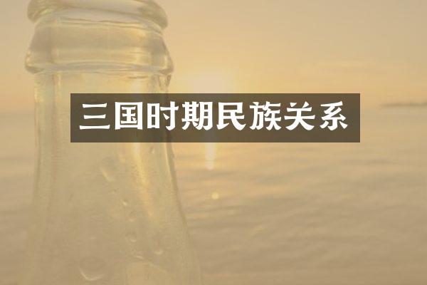 三国时期民族关系