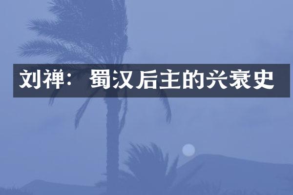 刘禅：蜀汉后主的兴衰史