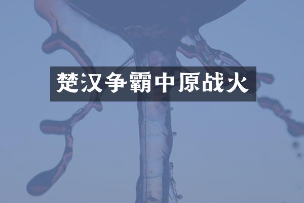 楚汉争霸中原战火
