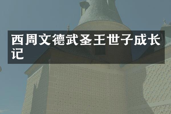 西周文德武圣王世子成长记