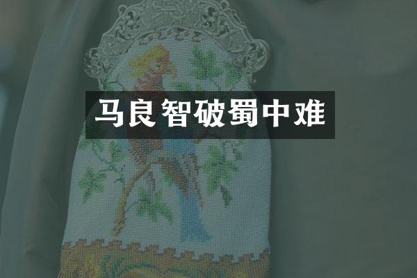 马良智破蜀中难