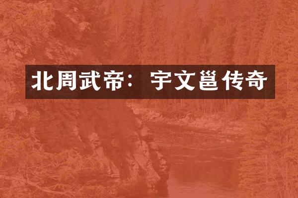 北周武帝：宇文邕传奇