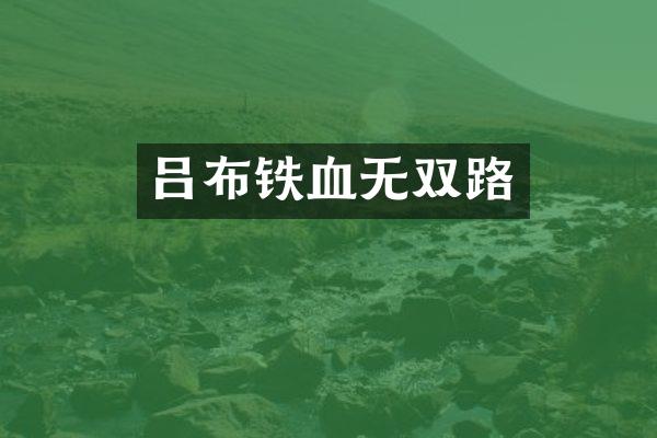 吕布铁血无双路