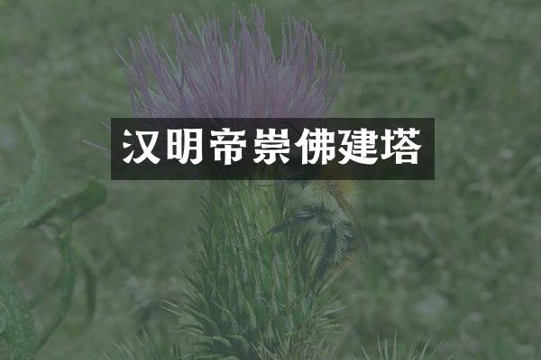 汉明帝崇佛建塔