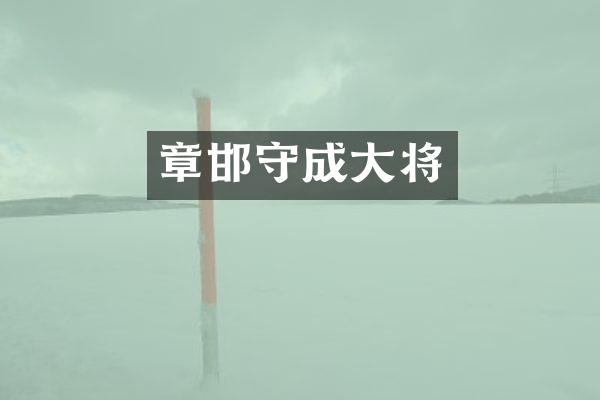 章邯守成大将