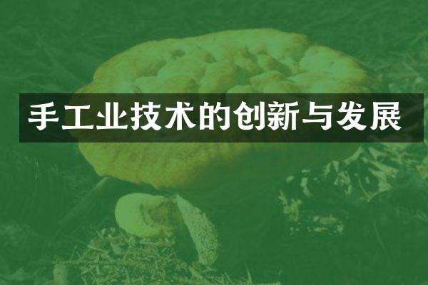 手工业技术的创新与发展