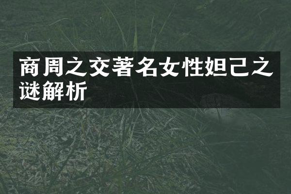 商周之交著名女性妲己之谜解析